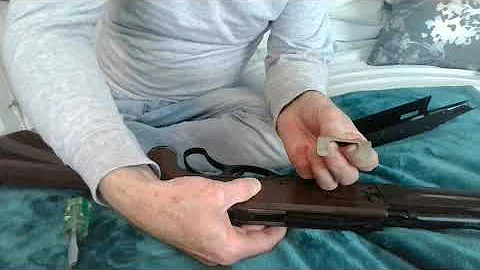 Remington Nylon model 76 lever action rifle in 22