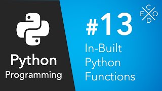 Python Programming #13 - In-Built Functions Profile