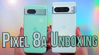 Google Pixel 8a Hands On - WHOA GREEN