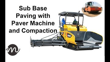 Sub Base Paving with Paver Machine and Compaction ||#MaawaWorld||