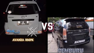 Salah buru🏁|| Avanza Rmpk VS Avanza BlackMamba ~ Liaran Manado