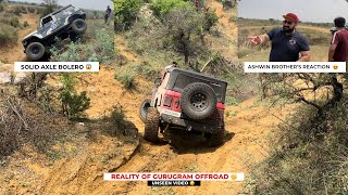 Monster Thar Offroad in Gurugram 😍| Solid axle Bolero | Offroad with @ASHWINSINGHTAKIAR Brother ❤️