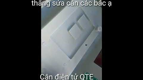 Sửa chữa cân điện tử chống nước bật nguồn lên tự tắt