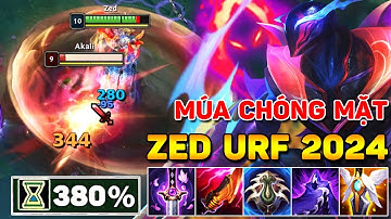 MÚA CHÓNG HẾT CẢ MẶT TEAM ĐỊCH KHI ĐỐI ĐẦU VỚI ZED FULL ĐỒ SÁT LỰC MỚI TẠI URF 2024