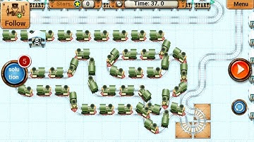 Train Track Maze 2 Long Train - Classic Make Puzzle Game - Android Gameplay #1652