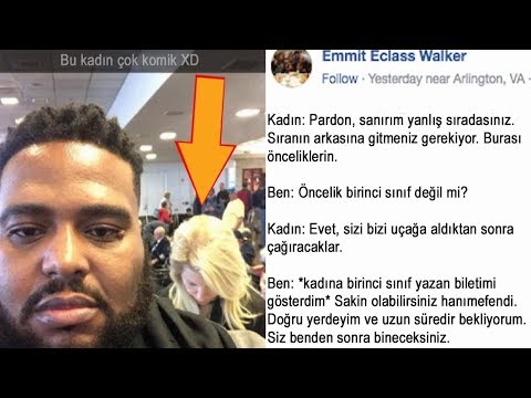 Siyahi Adam Sırada Önüne Geçmeye Çalışan Irkçı Beyaz Kadından Komik Şekilde İntikamını Aldı