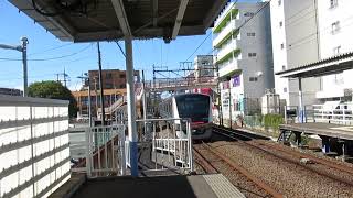 小田急新５０００形　発車　生田駅