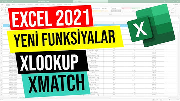 Excel 2021 - XLOOKUP formulası, XMATCH formula I Excel düsturları (nümunələrlə)
