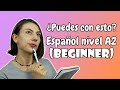 Ejercicio de dictado en español #1 | Nivel A2 (Beginner Dictation Exercise in Spanish)