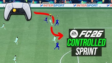 FC 26 - How To Controlled Sprint - How to Fast Dribble with R1/RB Sprint
