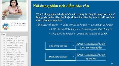 Công thức tính lợi nhuận môn kế toán quản trị năm 2024