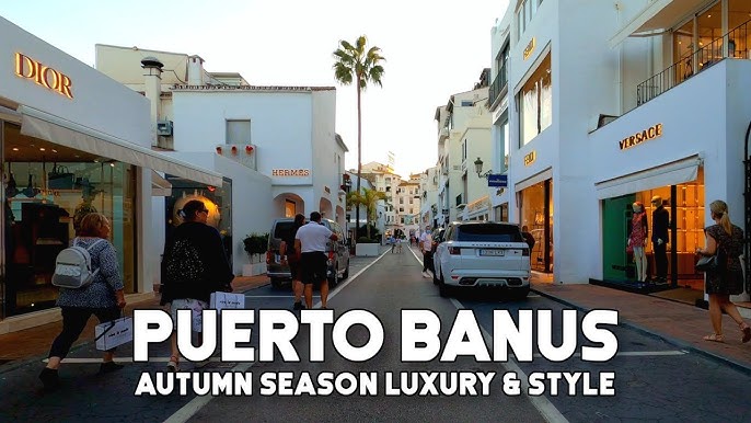 Puerto Banus - Luxury Bars & Restaurants At the Coast - Walking Tour -  Malaga,Spain [4K60FPS] 