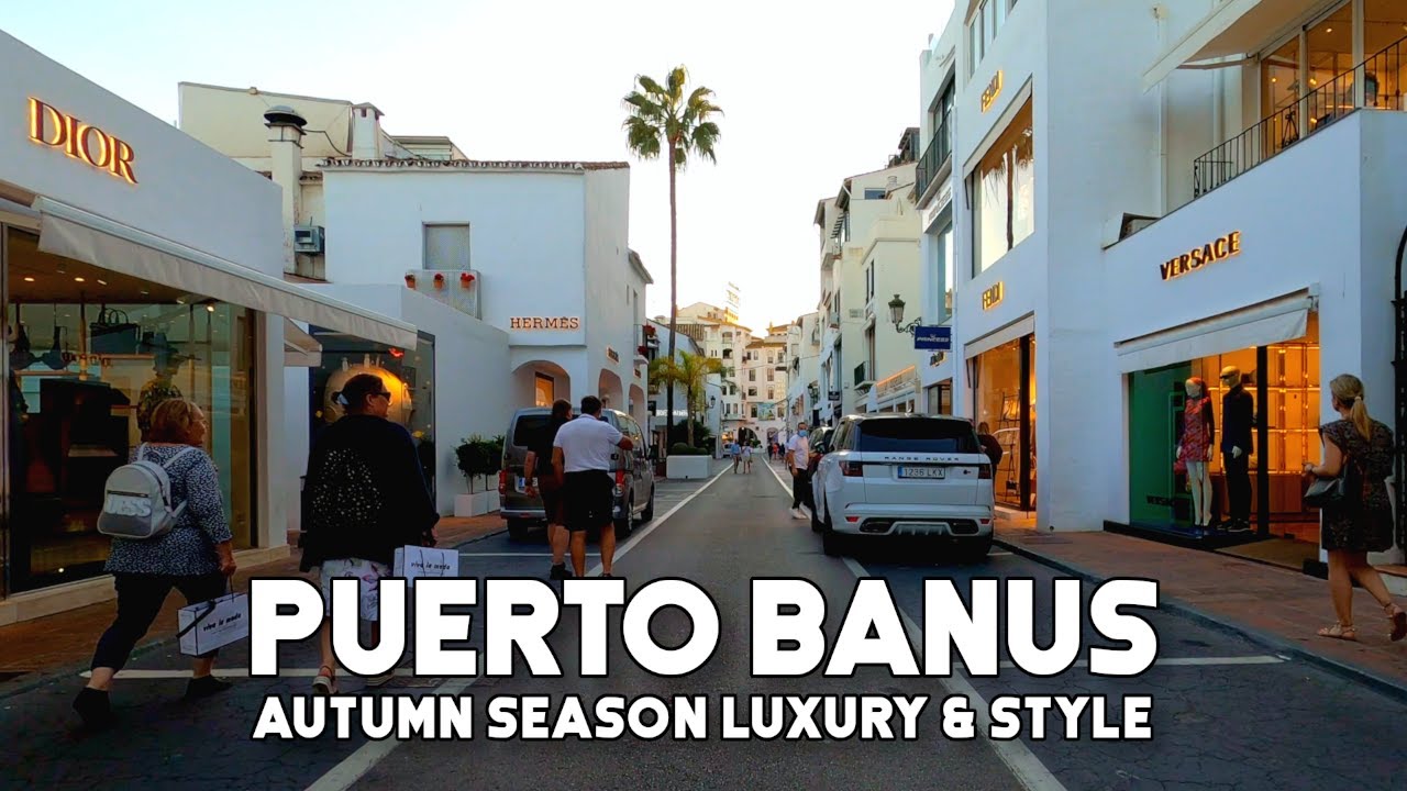Puerto Banus Marbella Luxury Marina & Shopping Complex May 2021 Costa del  Sol