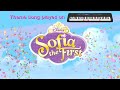 "Sofia the First" theme song played on CASIO keyboard