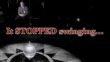 Well, our Foucault Pendulum has stopped swinging...what