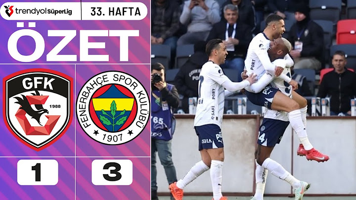 1-3 Gaziantep FK vs Fenerbahçe Maç Özeti | Tüm Goller ve Önemli Anlar