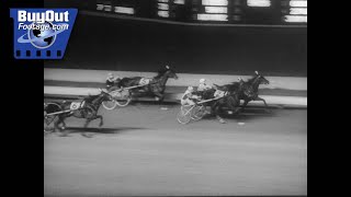 1962 Night Harness Racing in New York by Buyout Footage Historic Film Archive 91 views 3 months ago 57 seconds