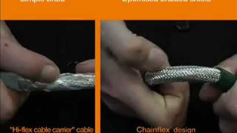 Chainflex®  continuous flex cables vs  other types