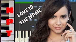 Sofia Carson - Love Is The Name - Piano Tutorial chords