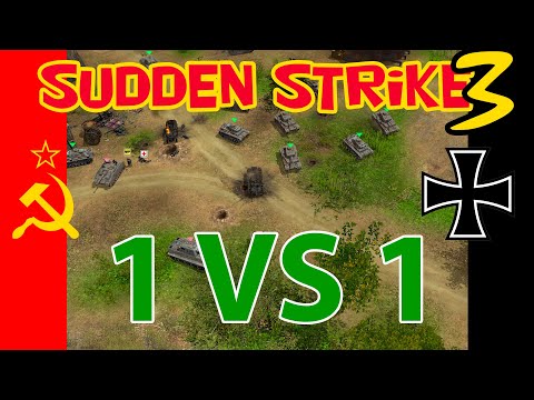 Sudden Strike 3 The Last Stand multiplayer 1 vs 1 (игра по сети 1 на 1)