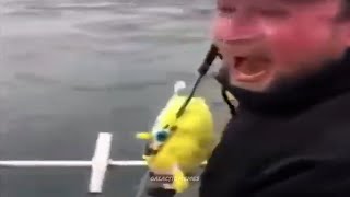 Fishermen caught Spongebob after 4 years!