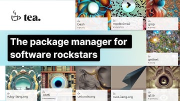 tea/cli by tea.xyz - the only package manager you