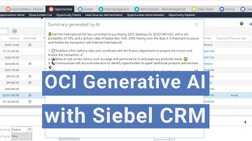 Oracle Generative AI and Siebel CRM - A Match Made in Heaven?