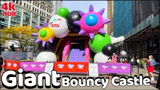 Greeley Square | Giant Bounce House Landed in Midtown Manhattan NewYork 🇺🇸