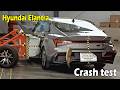 Hyundai Elantra Hybrid crash test 2025