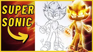 Como Desenhar e pintar o Sonic #sonic #sonicthehedgehog #sonicfilme, By  Vovô Paulo