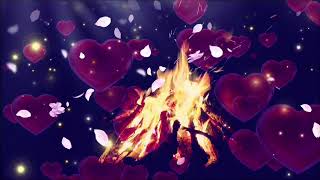 Костёр любви 💚♥️💜💛🧡 Bonfire of love🥰😍🌹💫