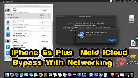 iPhone 6s Plus MEID Device iCloud Bypass With Network Done 100% Working || Mina Tool || Fix-Unlocker