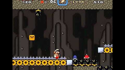 SMWCP Walkthrough - Level 15 Buzzy Bridge