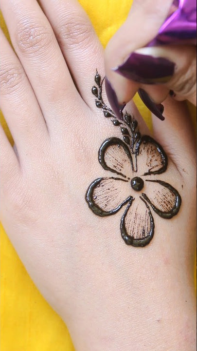 flower henna / mehndi #hennabysid #shinewithshorts #shorts