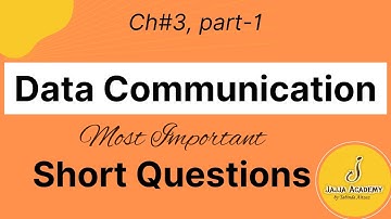 Data Communication Short Questions| Important Question of Computer Science Class 11| All Boards