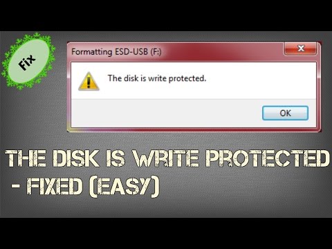 How to Remove Write Protection on USB drive - 2016