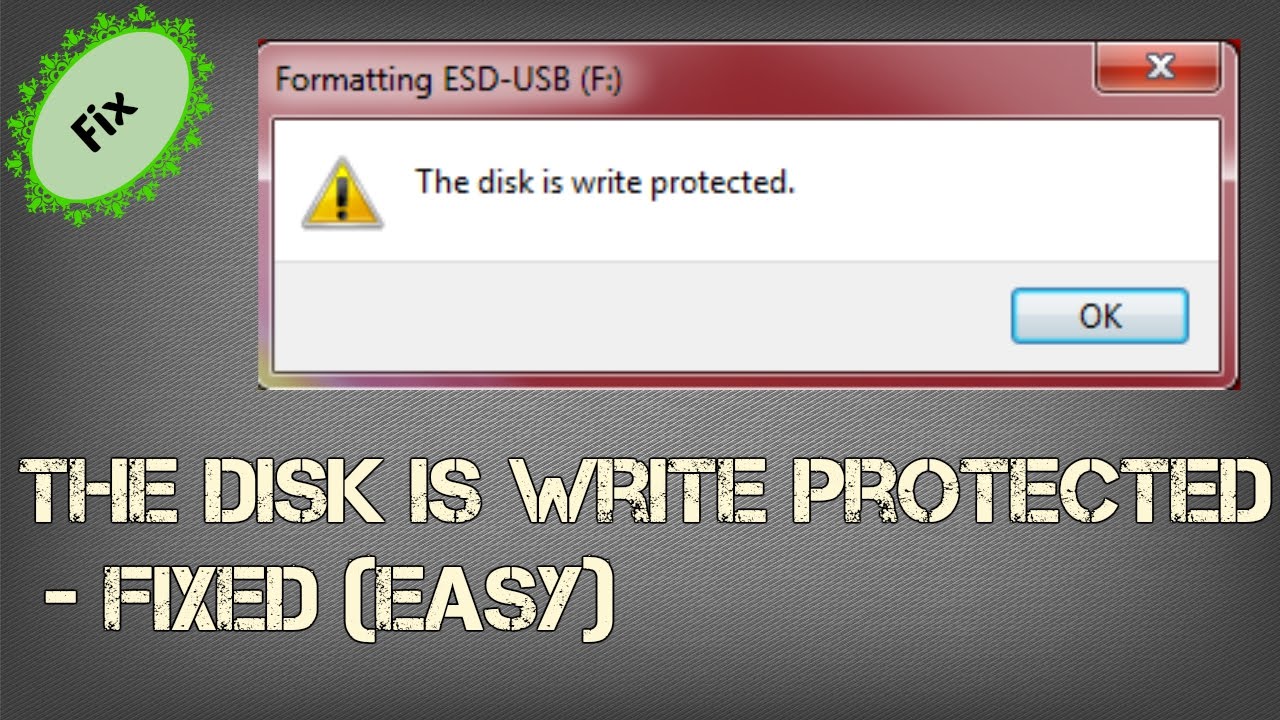 How to Remove Write Protection on USB drive - 10