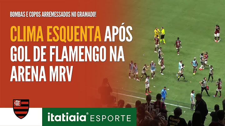 COMEMORAÇÃO DE GOL DO FLAMENGO TERMINA EM CONFUSÃO NA ARENA MRV