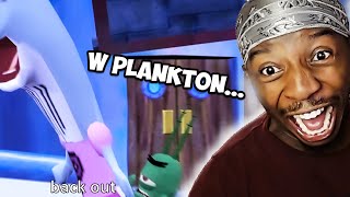 Plankton & Patrick DISSED Everyone… GLORB- KFC (Official Music Video) | REACTION!