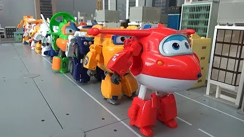 슈퍼윙스 10대 비행기 로봇 변신 장난감 놀이 Super Wings 10 Airplane Robots Transformation Toys