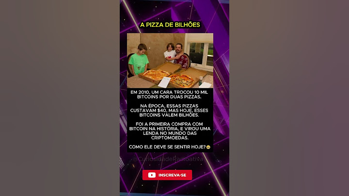A PIZZA DE BILHÕES