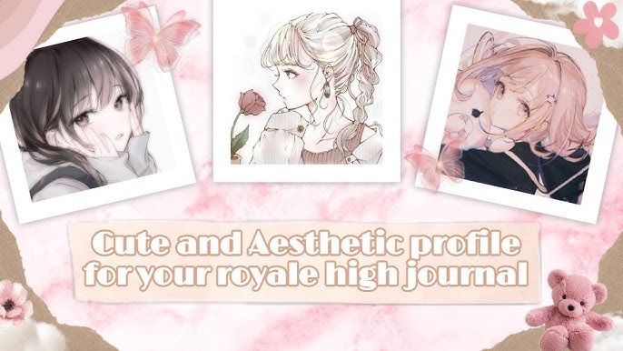 Aesthetic anime icon decal id (for your royale high journal