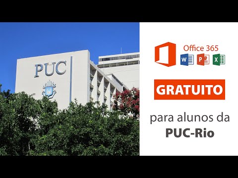 Pacote Office 365 online GRATUITO para alunos da PUC-Rio