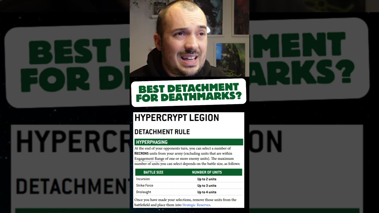 What Is The Best Detachment For Necron Deathmarks?