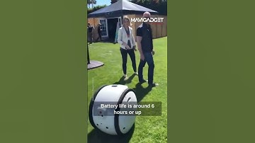 This robot is designed to carry your groceries.⁠ The Gita is designed to carry your stuff freeing up