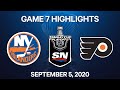 NHL Highlights | 2nd Round, Game 7: Islanders vs. Flyers – Sep. 5, 2020