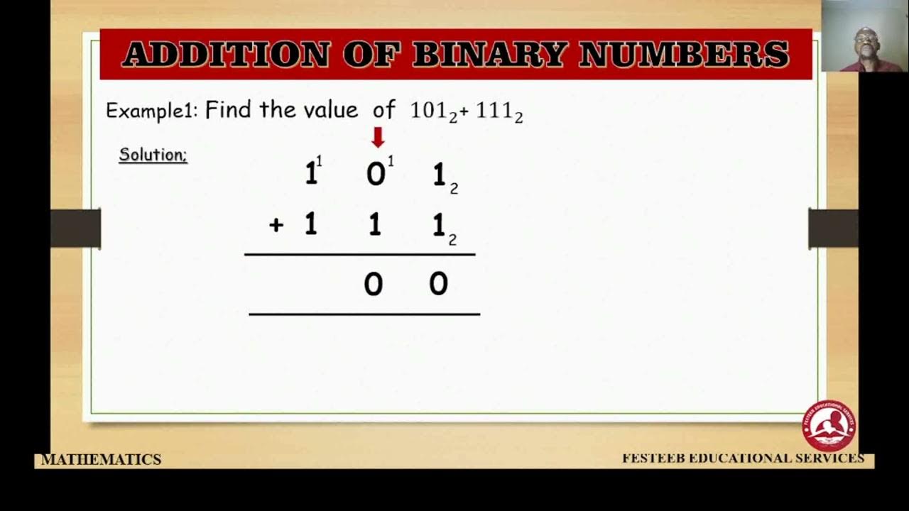 ADDITION OF BINARY NUMBERS - YouTube