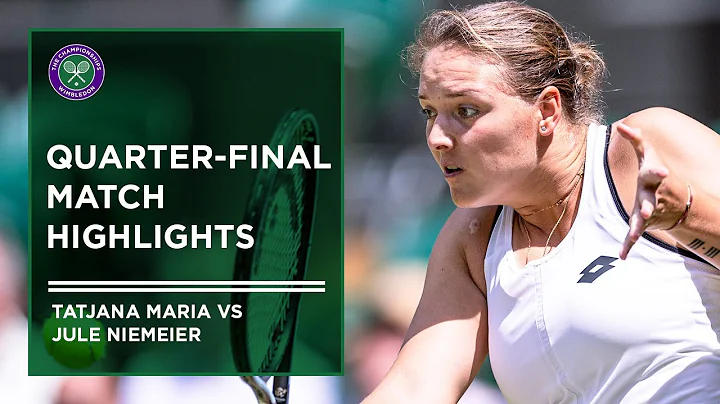 Tatjana Maria vs Jule Niemeier | Match Highlights | Wimbledon 2022