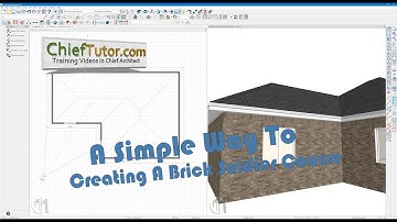 ChiefTutor.com / Creating A Simple Brick Soldier Course in Chief Architect