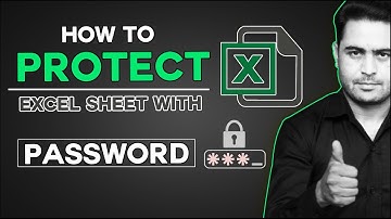 how to protect excel sheet | lock excel file with password | put password for excel file